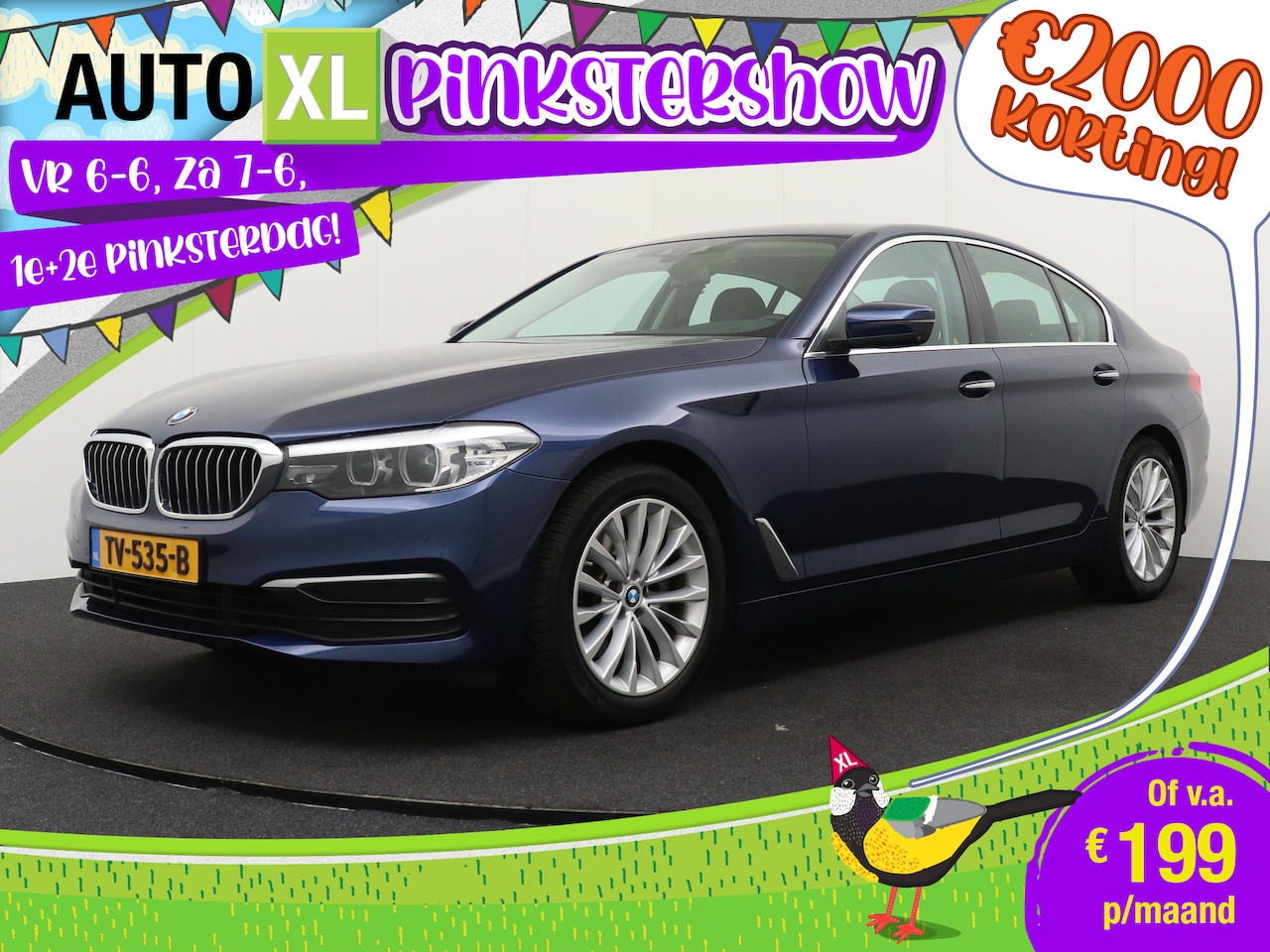 BMW 5-serie - 520i Corporate Executive Elektr. Trekhaak Cruise 360* Camera 2 - AutoWereld.nl