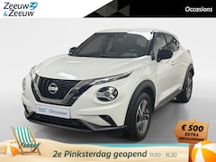 Nissan Juke - 1.0 DIG-T N-Connecta AUTOMAAT AIRCO NAVI CAMERA APPLE CARPLAY ANDROID AUTO HOGE INSTAP PAS