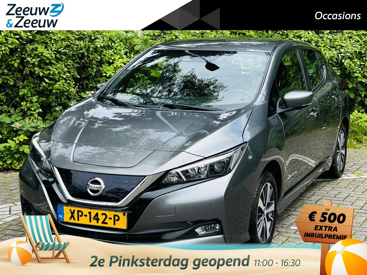 Nissan LEAF - N-Connecta 40 kWh | AUTOMAAT | ALL.SEASON BANDEN | KEYLESS | STOEL & STUUR VERWARMING | NA - AutoWereld.nl