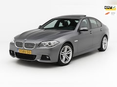 BMW 5-serie - 520i 184pk|M-Pakket|Pano|Leer|19” M-Velgen|NAP|Trekhaak|2013