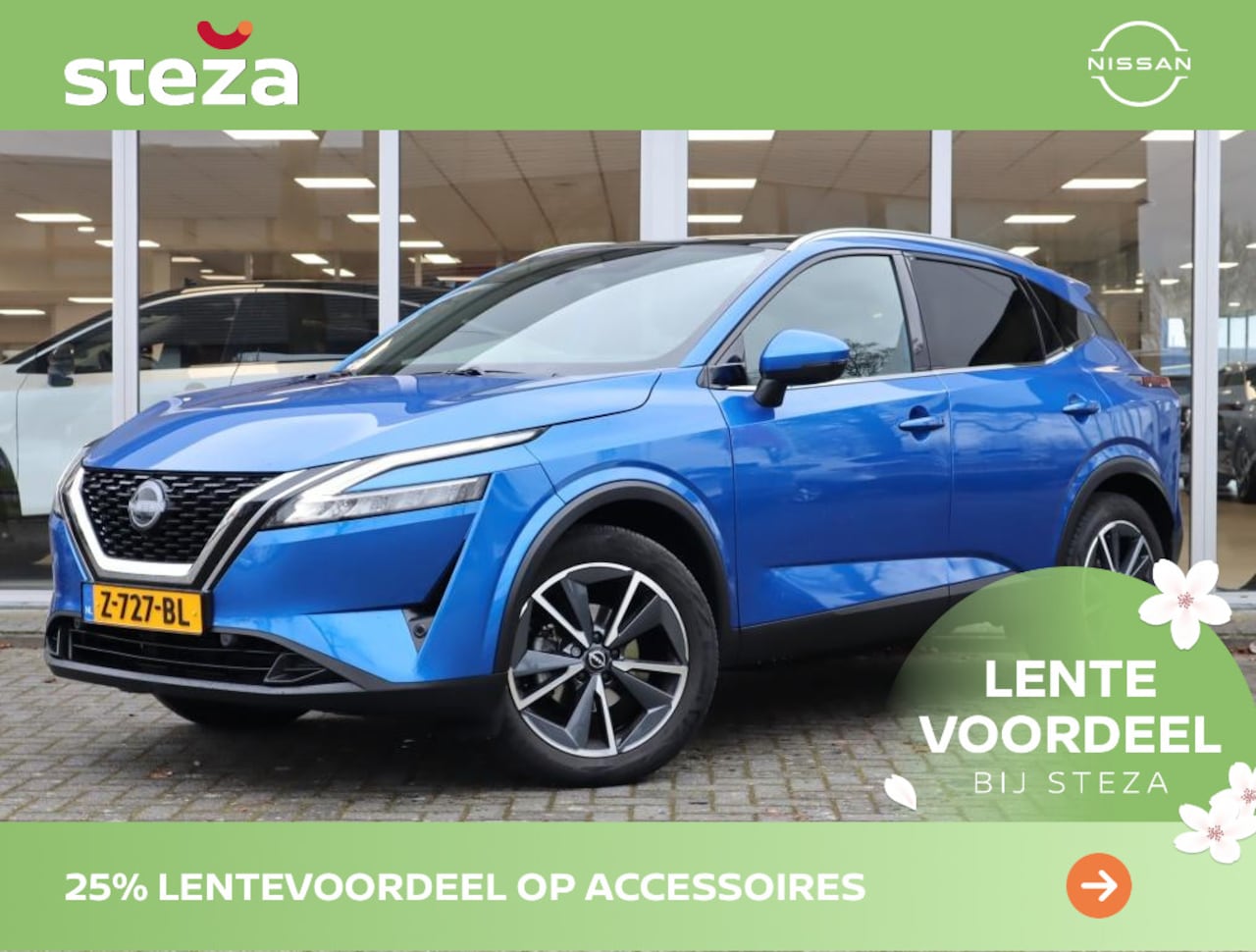 Nissan Qashqai - 1.3 MHEV X Tekna / NL-Auto / 1800kg geremd / 360 Camera - AutoWereld.nl