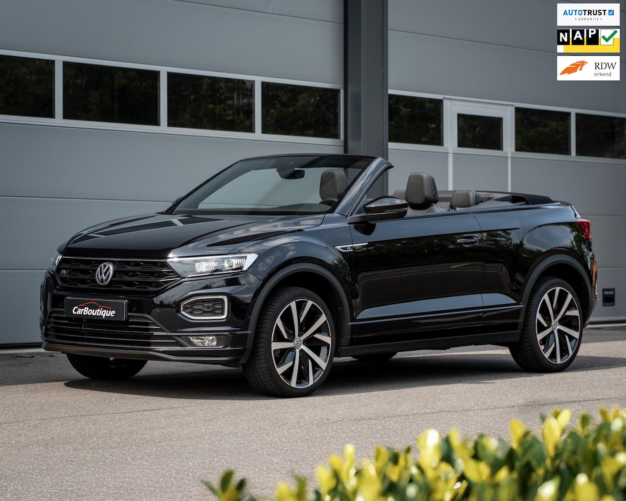 Volkswagen T-Roc Cabrio - 1.5 TSI R-Line I Automaat I Camera I Leer I Stoelverwarming I Carplay I Adaptive Cruise Co - AutoWereld.nl