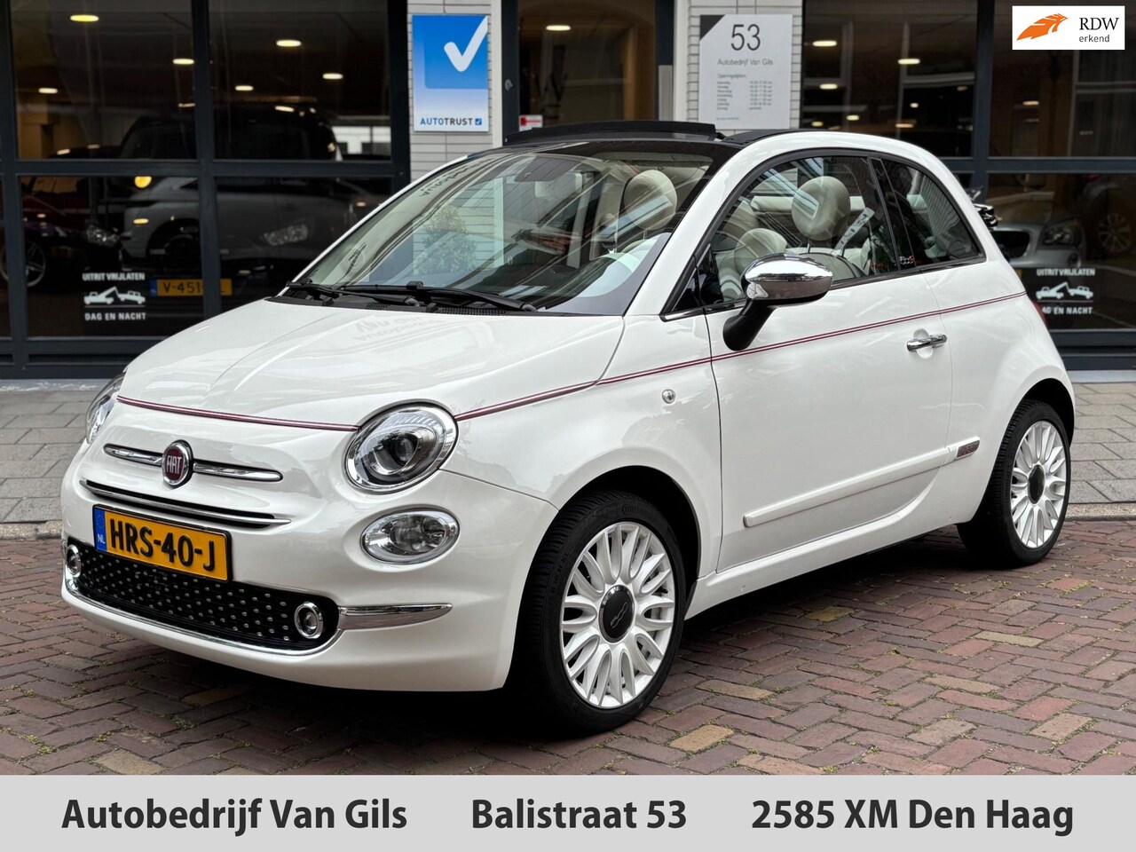 Fiat 500 C - 1.2 DolceVita | AIRCO | PDC | APPLECARPLAY | LMV 16 | STOELVERWARMING | 1/2 LEDER | LED | - AutoWereld.nl