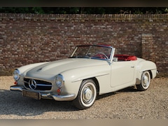 Mercedes-Benz SL-klasse Cabrio - 190 "Weiß­grau über Rot" "Nut&bolt" restored - Multiyear high-end restoration, Finished in