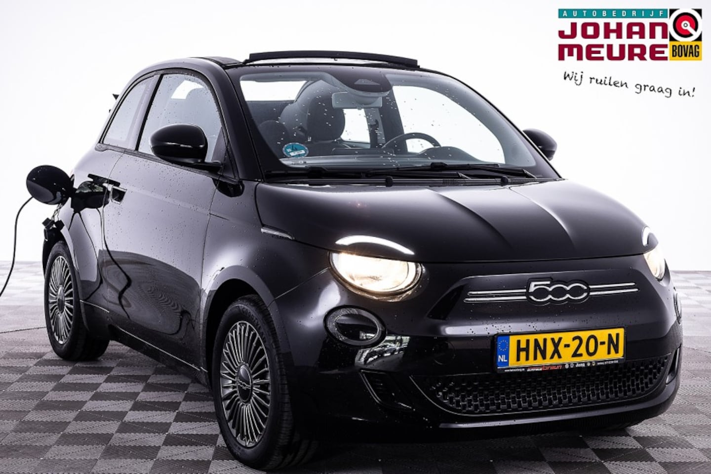 Fiat 500 C - e Icon 42 kWh | 97% SOH | CARPLAY | NAVI | ECC | VELGEN *2e Pinksterdag OPEN v.a 11u tot 1 - AutoWereld.nl