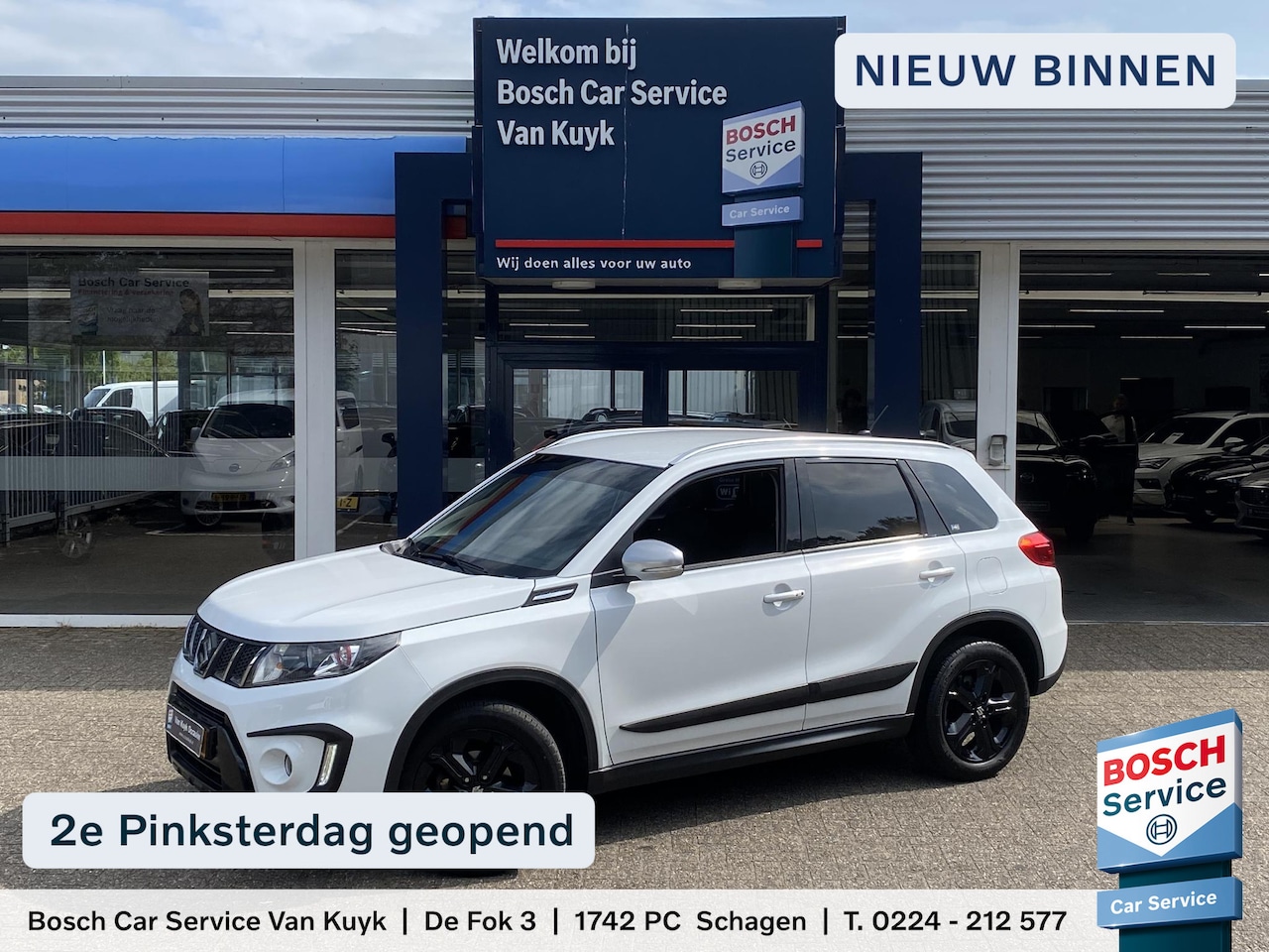Suzuki Vitara - 1.4 S / Adaptieve Cruise-Control / Stoelverwarming / Trekhaak / Radio-Bluetooth / Navi / L - AutoWereld.nl
