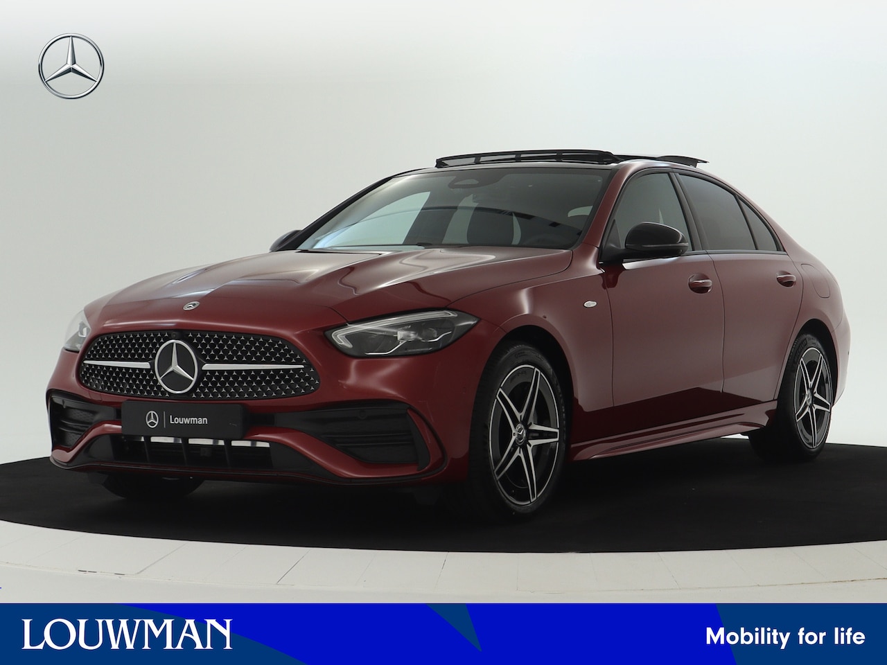 Mercedes-Benz C-klasse - 300 e Business Solution AMG | Trekhaak | Nightpakket | Parkeerpakket met 360°-camera | Mem - AutoWereld.nl