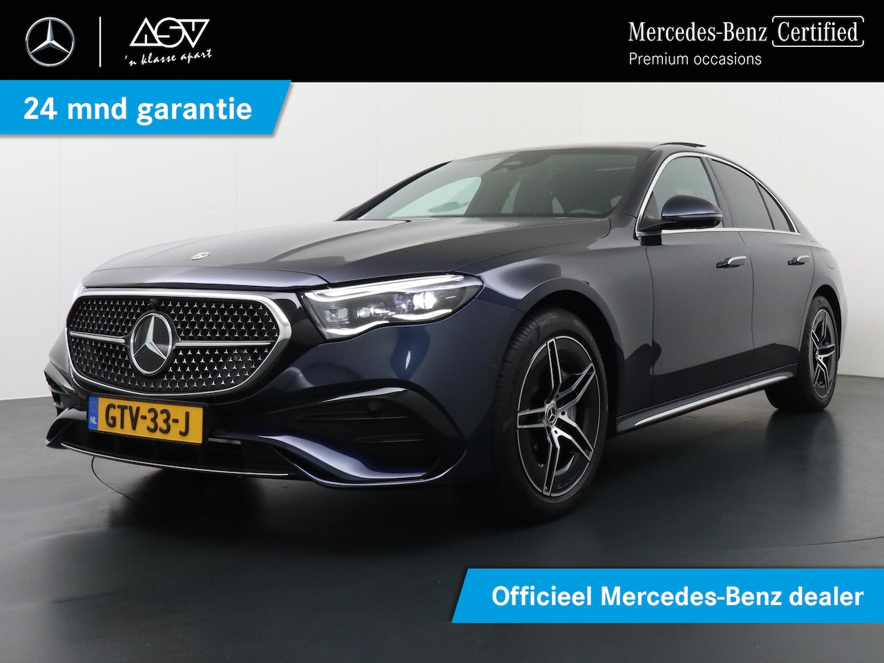 Mercedes-Benz E-klasse - 300 e AMG Line Superscreen, Panoramadak, lederen bekleding met stoelventilatie - AutoWereld.nl
