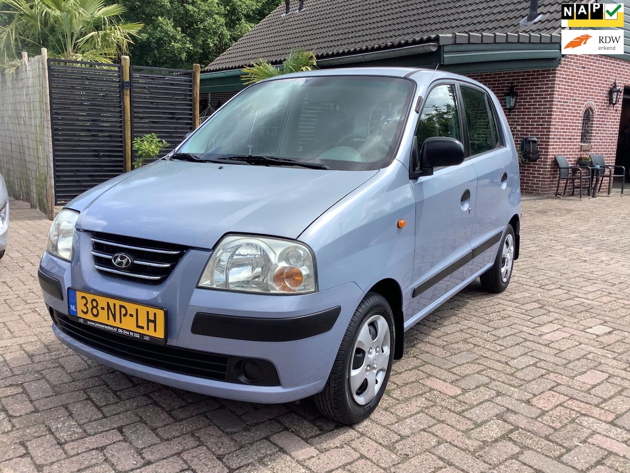 Hyundai Atos - 1.1i Active Prime KM STAND 66.900. + NIEUWE APK 06-2026 Z.G.A.N - AutoWereld.nl