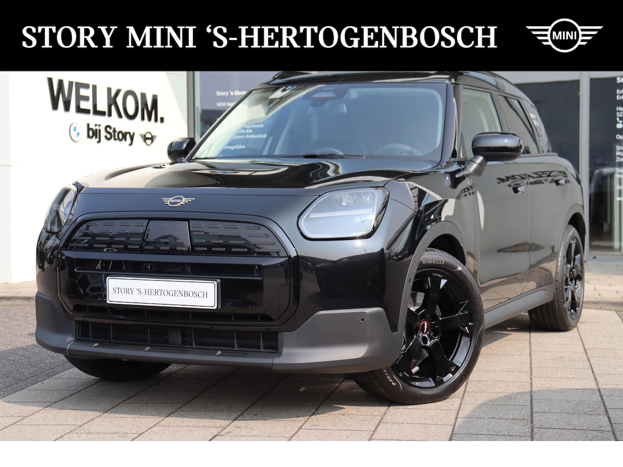 MINI Countryman - E / Classic / Pakket XS / 19" John Cooper Works Runway Spoke Jet Black - AutoWereld.nl