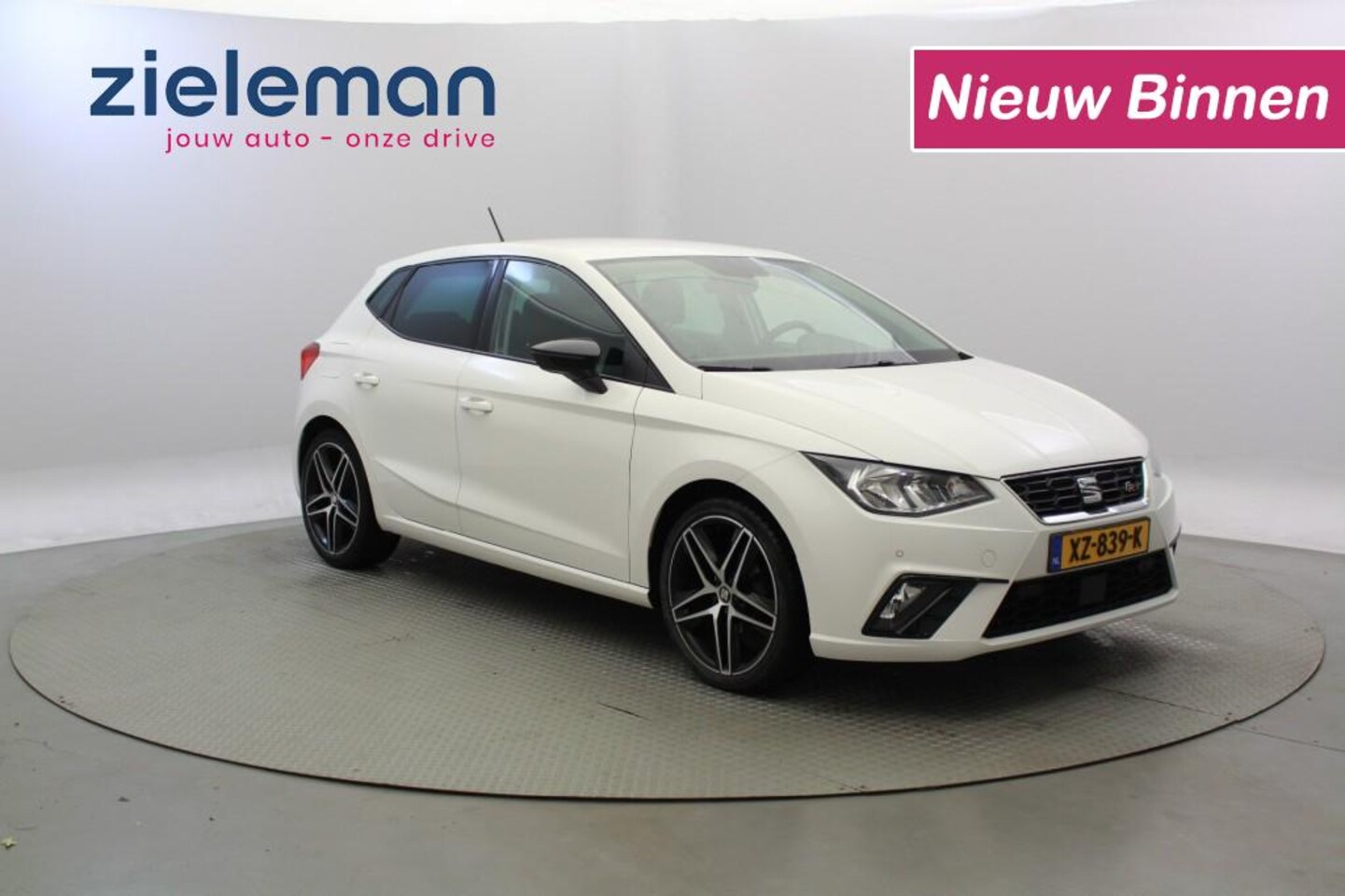 Seat Ibiza - 1.0 TSI FR Business Intense - Carplay, Camera, Half Leer, Stoelverw. - AutoWereld.nl