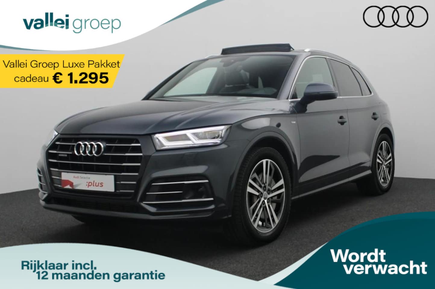 Audi Q5 - 55 TFSI e 367 pk S-tronic quattro Competition / S-Line | Panoramadak | Valcona leder | Ban - AutoWereld.nl