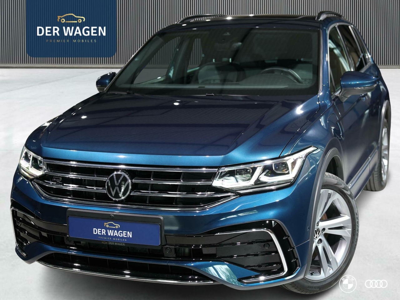 Volkswagen Tiguan - 1.4 TSI eH 3x R LINE / PANODAK / ACC / MATRIX / TREKHAAK / 19" - AutoWereld.nl