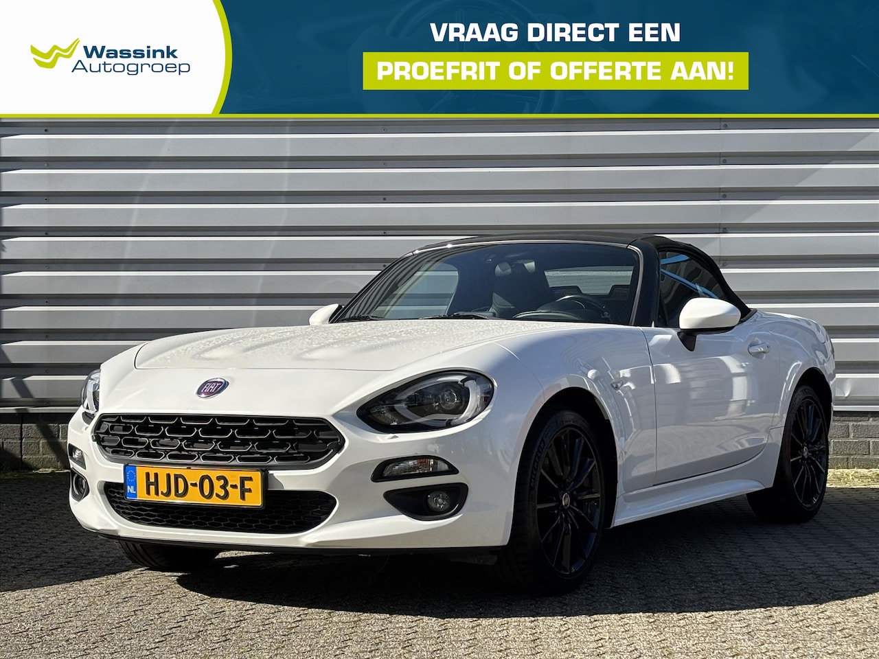 Fiat 124 Spider - 1.4 MultiAir Lusso Automaat | Supersprint uitlaat | Zwarte LMV | Navigatie - AutoWereld.nl