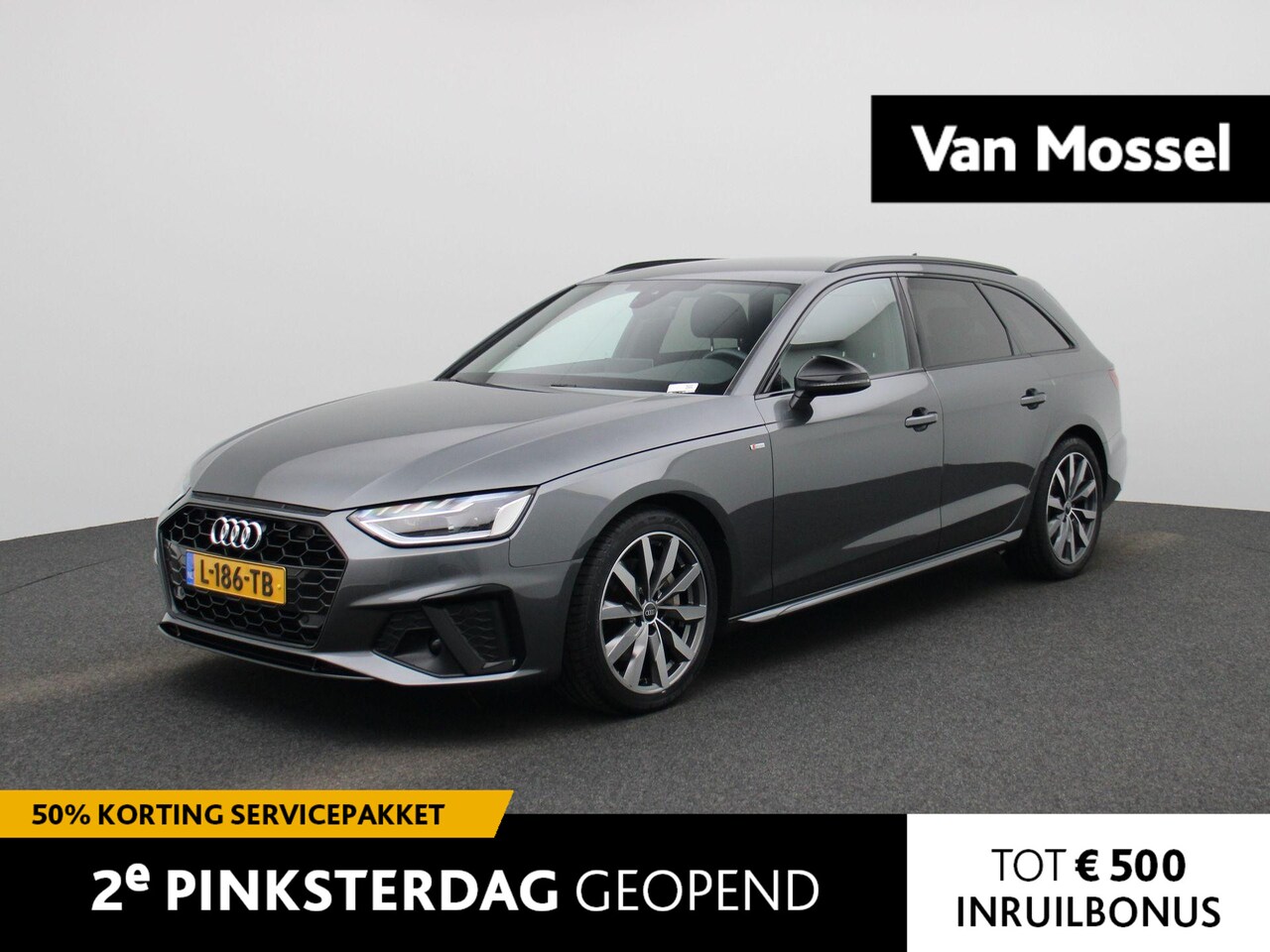 Audi A4 Avant - 40 TFSI S edition Competition AUTOMAAT S-LINE | B&O | LEDER | LED | NAVIGATIE | - AutoWereld.nl