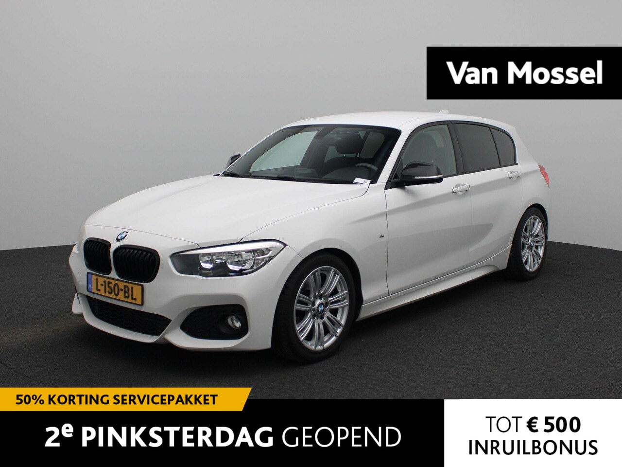 BMW 1-serie - 116i M Sport | Alcantara Sportstoelen | Stoelverwarming | Climate Control | Privacy Glass - AutoWereld.nl