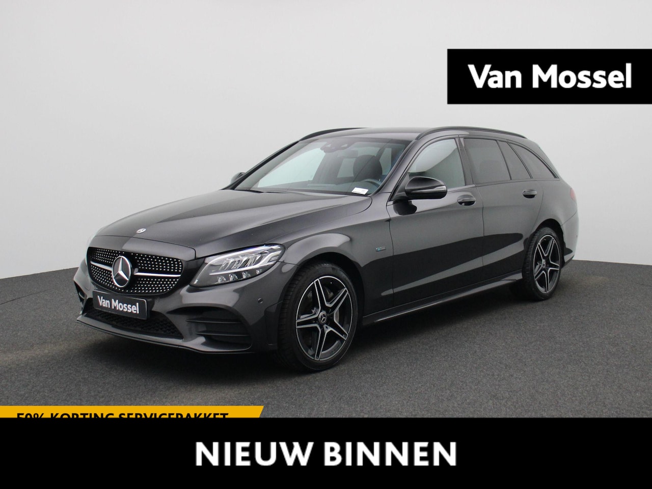 Mercedes-Benz C-klasse Estate - 300 e AMG Line | LEDER | ACHTERUITRIJCAMERA | STOELVERWARMING | NAVIGATIE | CLIMATE CONTRO - AutoWereld.nl