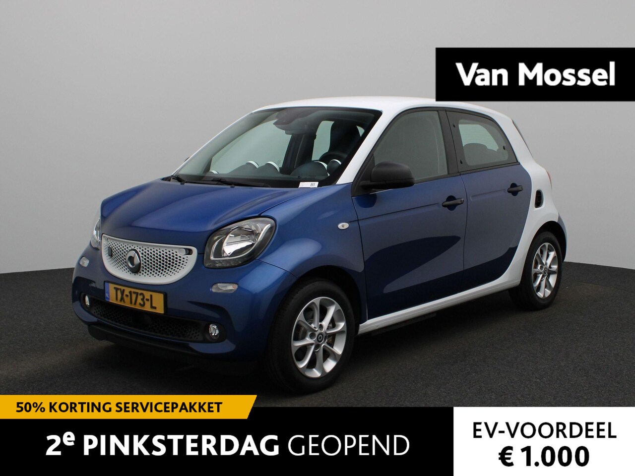 Smart Forfour - EQ Business Solution 18 kWh | CLIMATE CONTROL | CRUISE CONTROL | LEDEREN STOELEN | - AutoWereld.nl