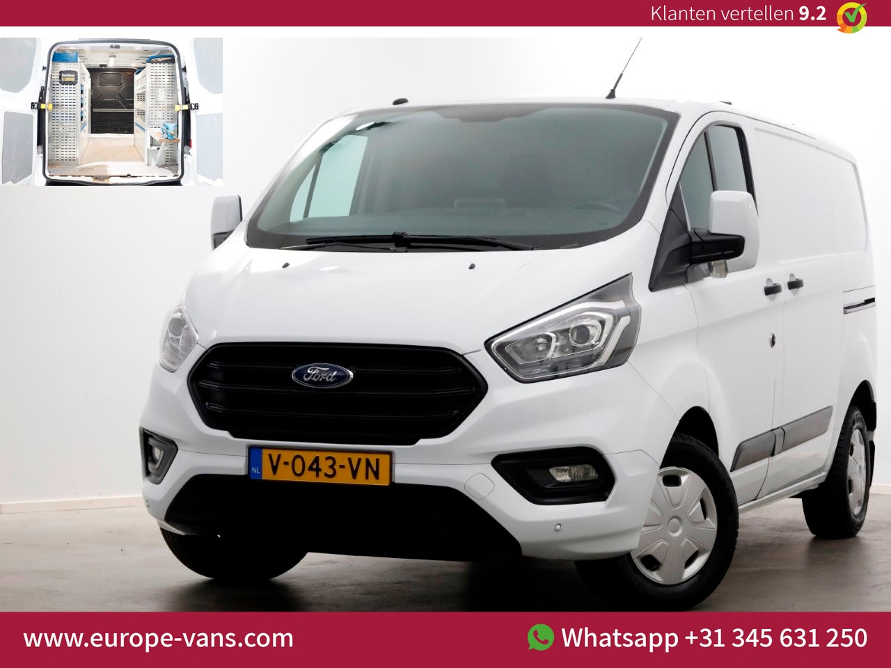 Ford Transit Custom - 280 2.0 TDCI L1H1 Trend 2x Schuifdeur/Navi/Inrichting 01-2019 - AutoWereld.nl