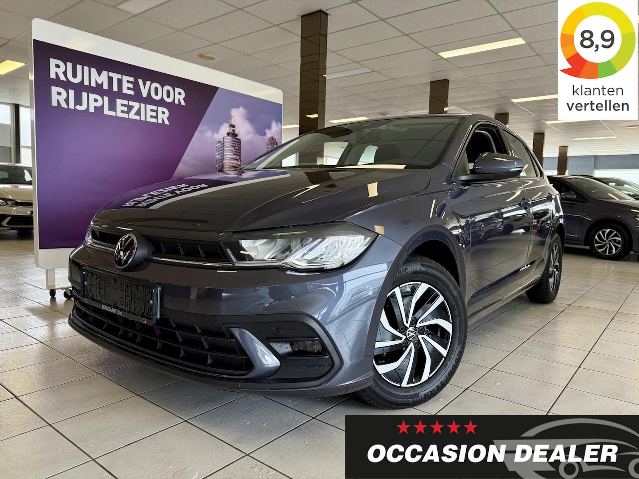 Volkswagen Polo - 1.0 TSI Life Edition *CAM*LED*LM15*CLIMA*ST.VERW* - AutoWereld.nl