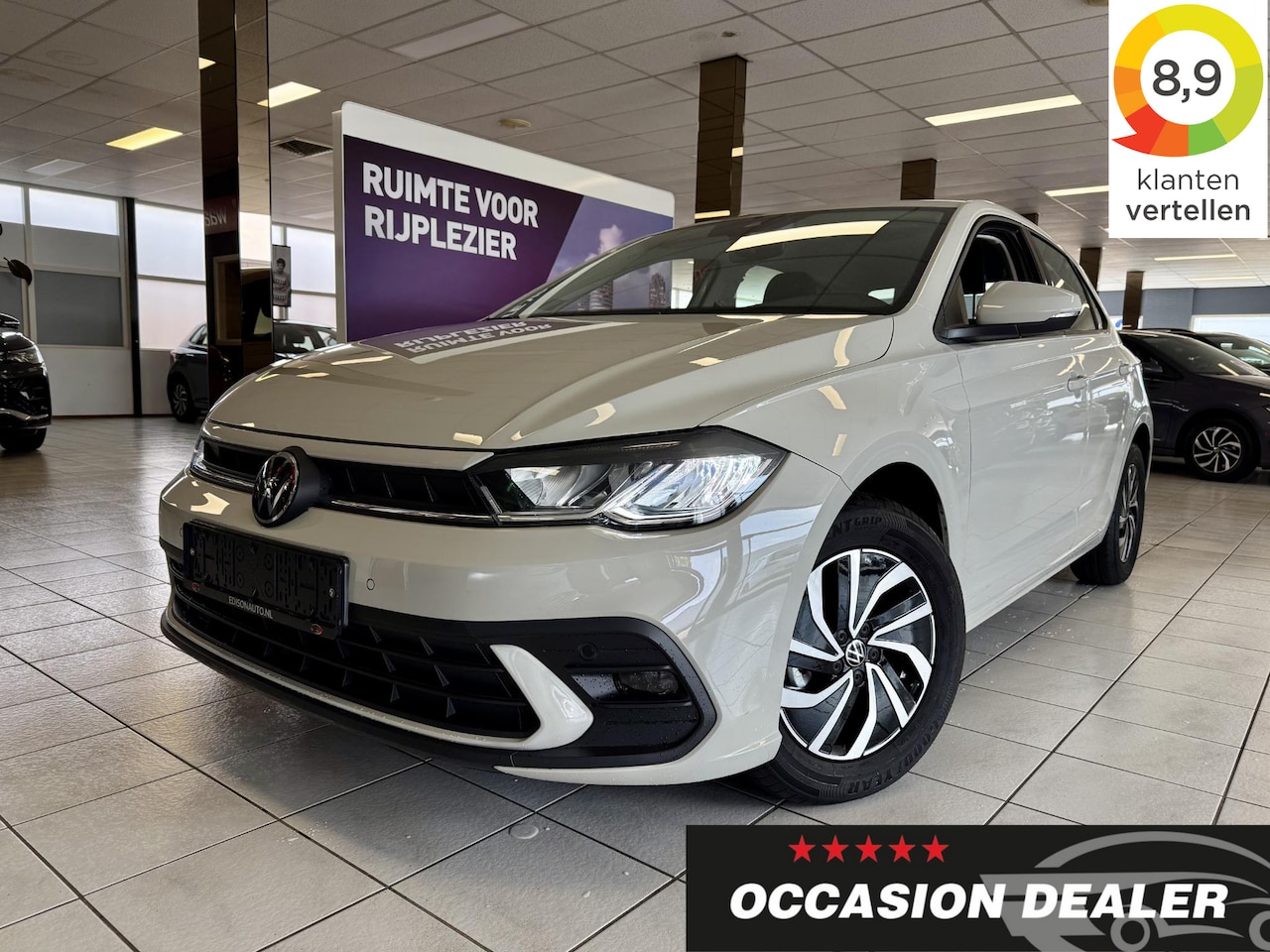Volkswagen Polo - 1.0 TSI Life Edition *CAM*LED*LM15*CLIMA*ST.VERW* - AutoWereld.nl