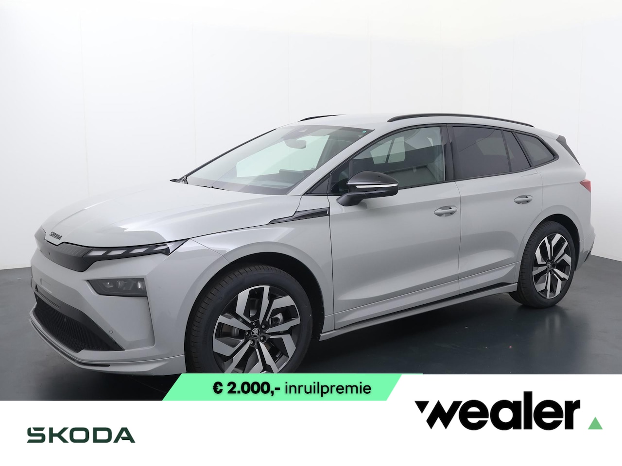 Skoda Enyaq iV - 85 Sportline 286 PK | Head-up display | Business Upgrade advance pakket | Steel Grey | 20" - AutoWereld.nl