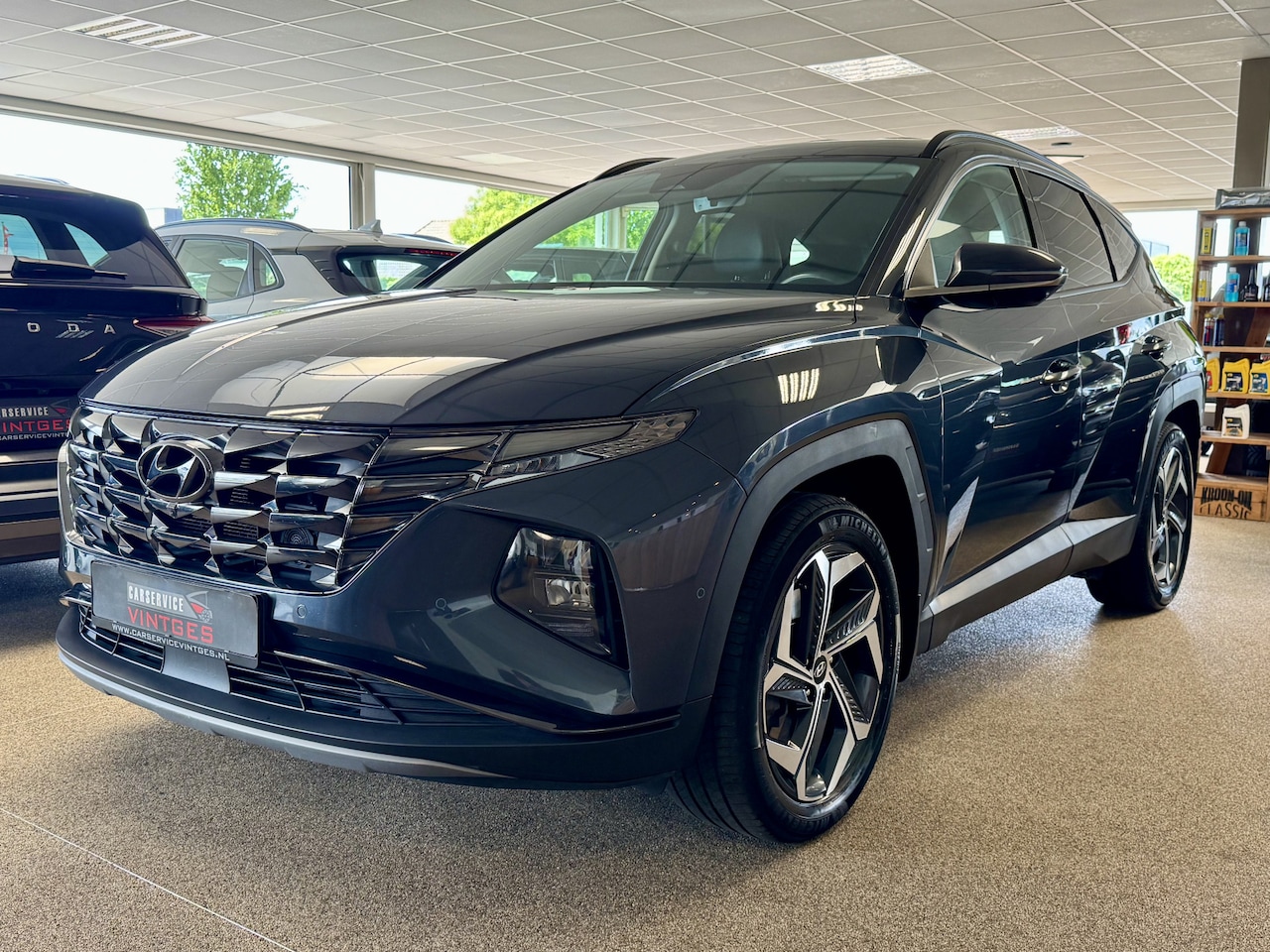 Hyundai Tucson - 1.6 T-GDI PHEV Premium 4WD 360cam, Leder, Stoelverwarming/ Koeling, L/m, Zeer mooi! - AutoWereld.nl