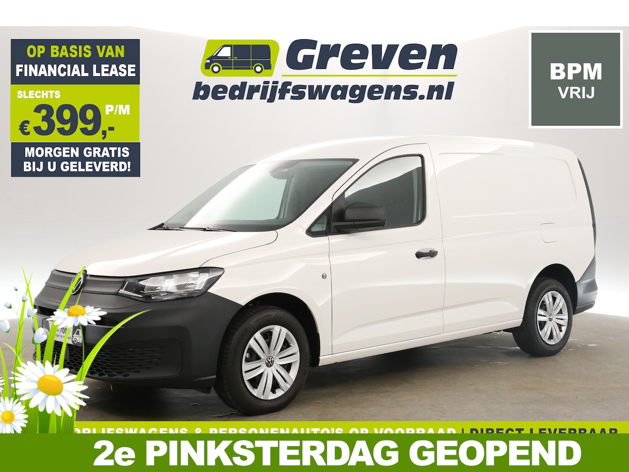 Volkswagen Caddy Cargo Maxi - 2.0 TDI L2H1 | NIEUW | BPM VRIJ | 123PK Clima Cruise Carplay PDC Elektrpakket Licht&Zicht - AutoWereld.nl