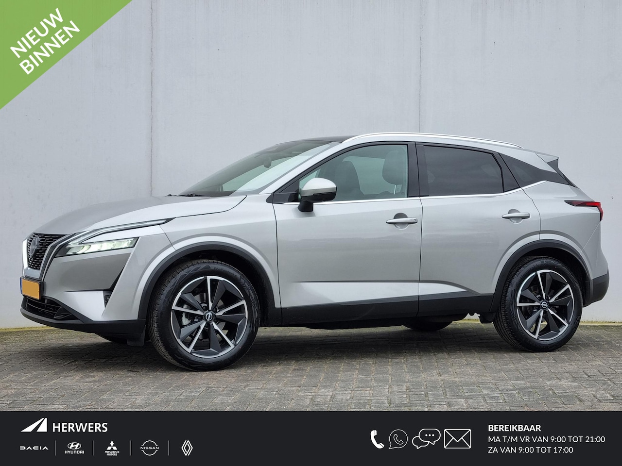 Nissan Qashqai - 1.3 MHEV Tekna Automaat / Trekhaak (1400KG Trekgewicht) / Panoramadak / - AutoWereld.nl