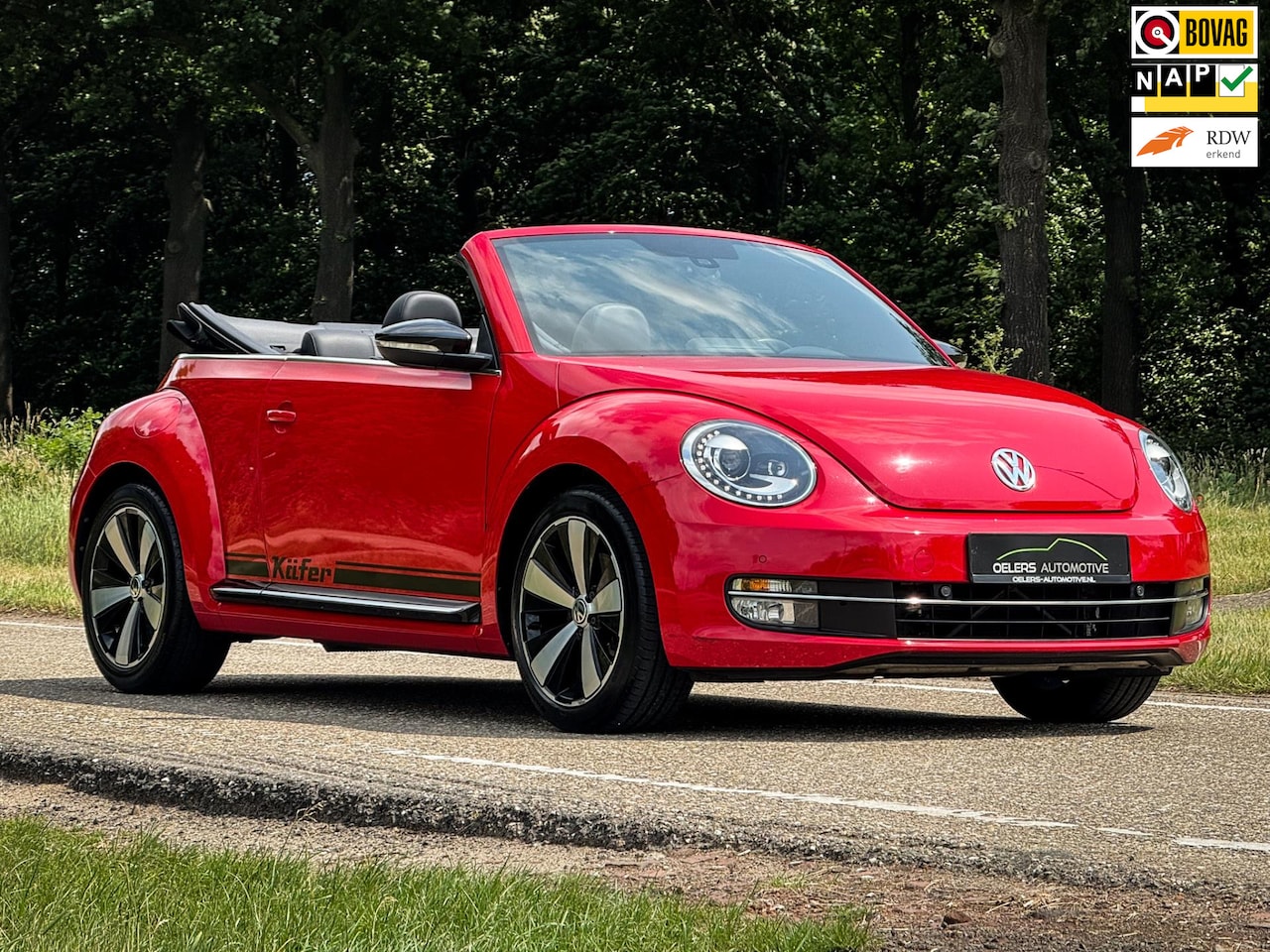 Volkswagen Beetle Cabriolet - 1.4 TSI Sport | Clima | Cruise | Navi | Leder | Stoelverw. | Windscherm | PDC | - AutoWereld.nl
