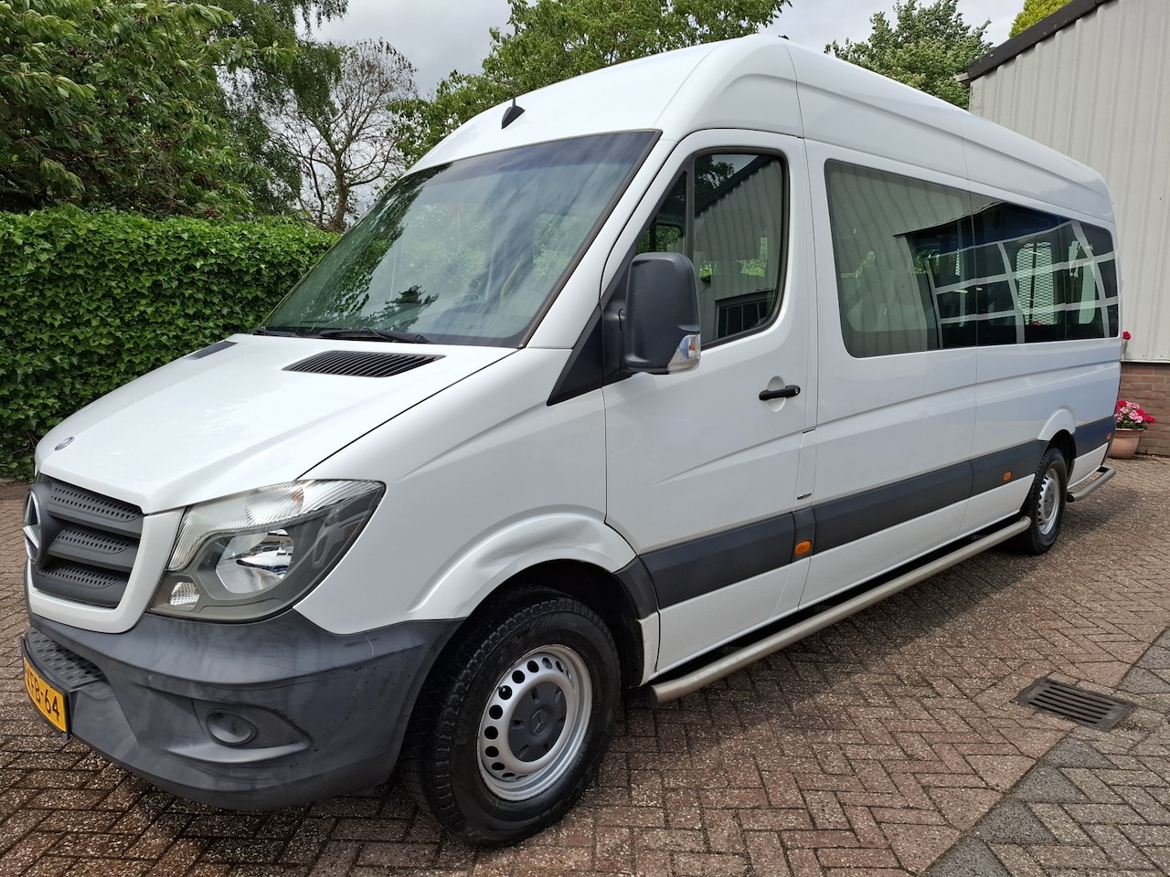 Mercedes-Benz Sprinter - 313 2.2 CDI 432 HD 35995.- INCL BTW 9-PERSOONS ROLSTOEL LIFT 130PK MAXI - AutoWereld.nl