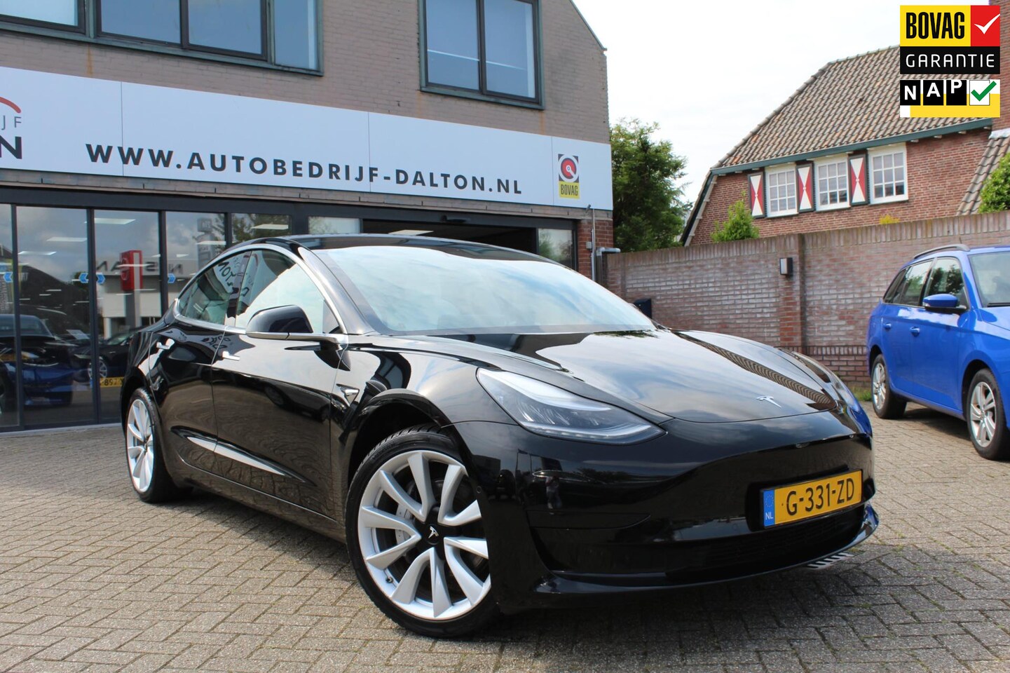 Tesla Model 3 - RWD Plus 60 kWh WIT LEER / 19"LM / LEER / PANODAK / INCL.BTW - AutoWereld.nl