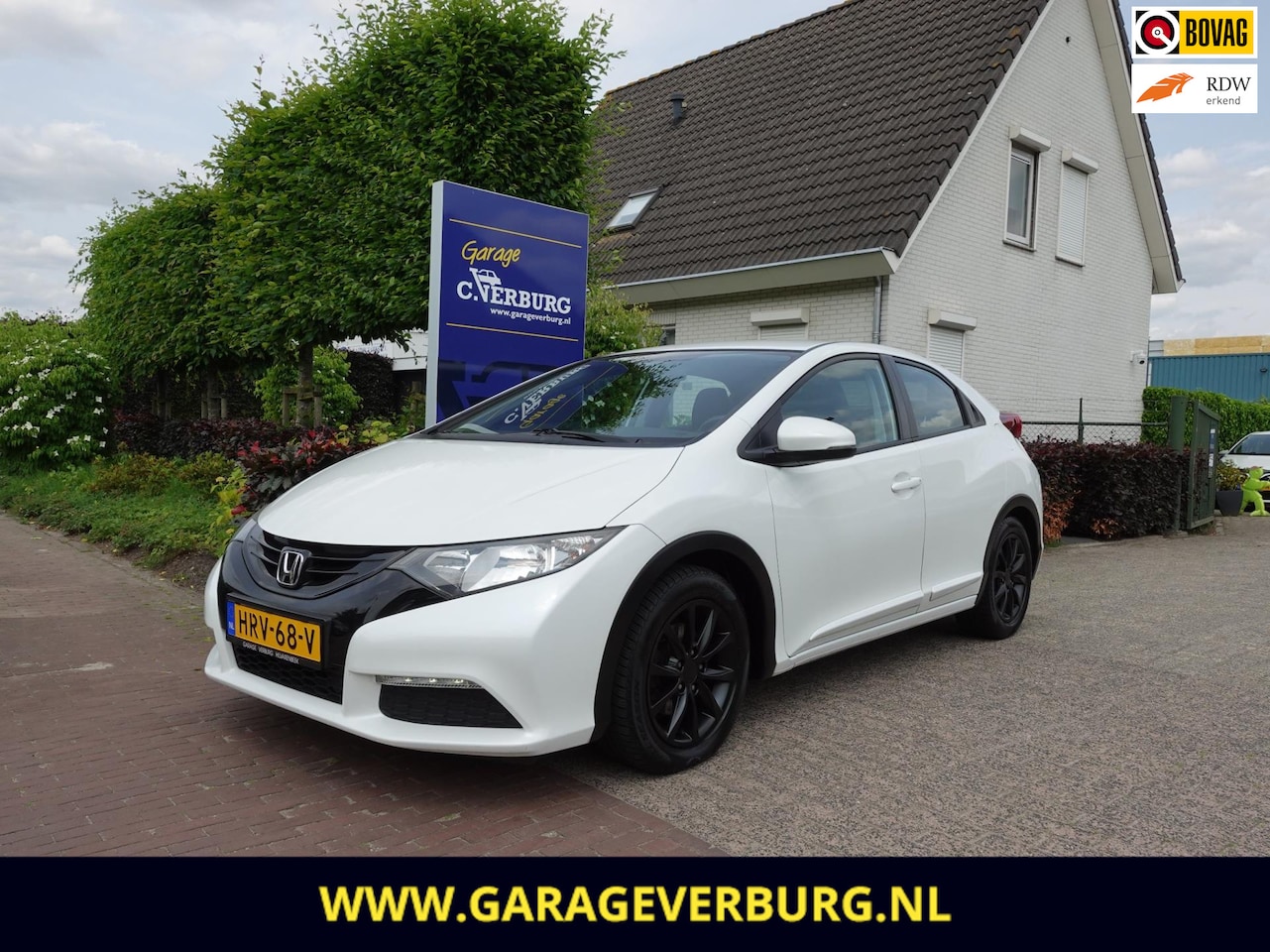 Honda Civic - 1.4 S (Airco,Cruise,Parelmoerwit) -- 75.423 Km -- - AutoWereld.nl