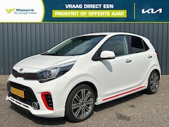 Kia Picanto - 1.2 MPi 84pk 5-zits GT-Line | carplay | Navigatie | stuur en stoel verwarming |