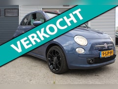 Fiat 500 - 0.9 TwinAir Lounge nette zuinige auto, airco, carplay-telefoon-navigatie, halfleder interi