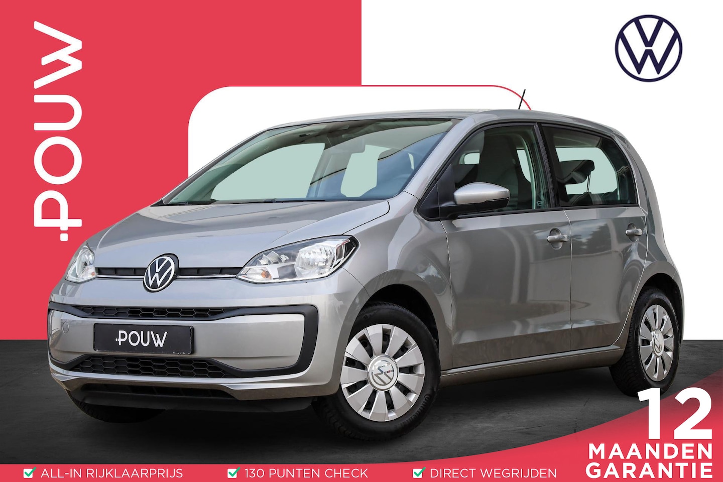 Volkswagen Up! - 1.0 BMT 60pk Move up! | DAB | Bluetooth | Lane Assist | Airco - AutoWereld.nl