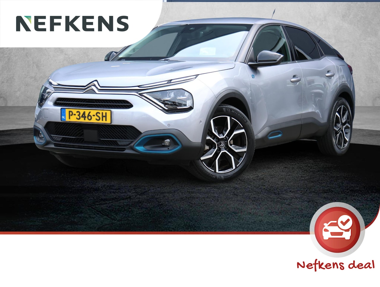 Citroën Ë-C4 - Shine 50 kWh Half leer Navigatie | Achteruitrijcamera | Parkeersensoren Voor en Achter | V - AutoWereld.nl