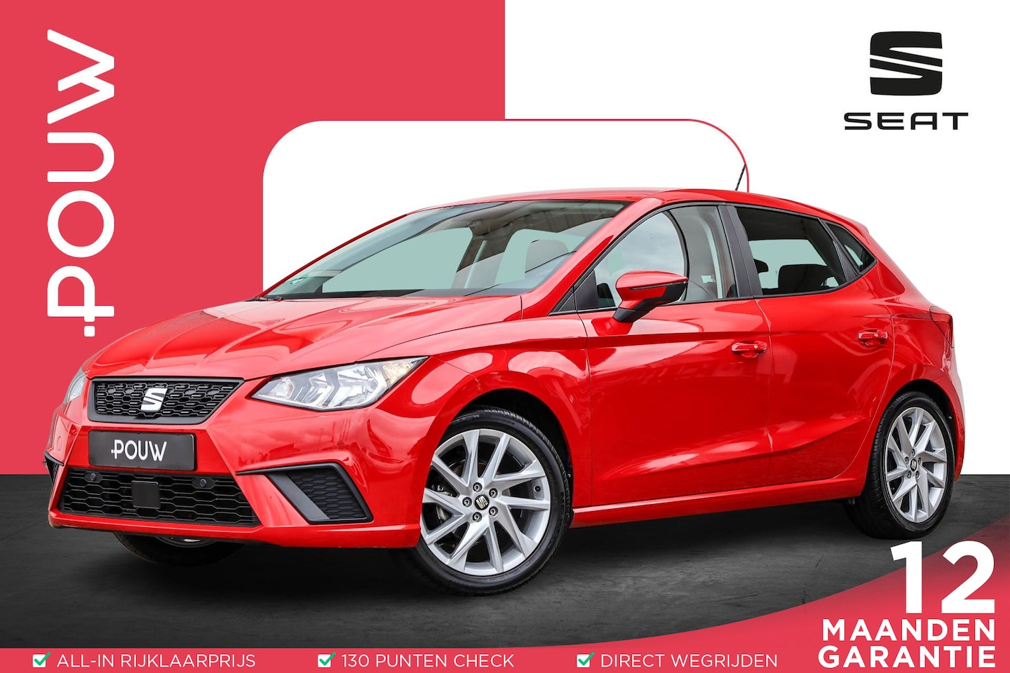 Seat Ibiza - 1.0 TSI 95pk Style Business Intense | Parkeersensoren | Achteruitrijcamera | Cruise | Clim - AutoWereld.nl