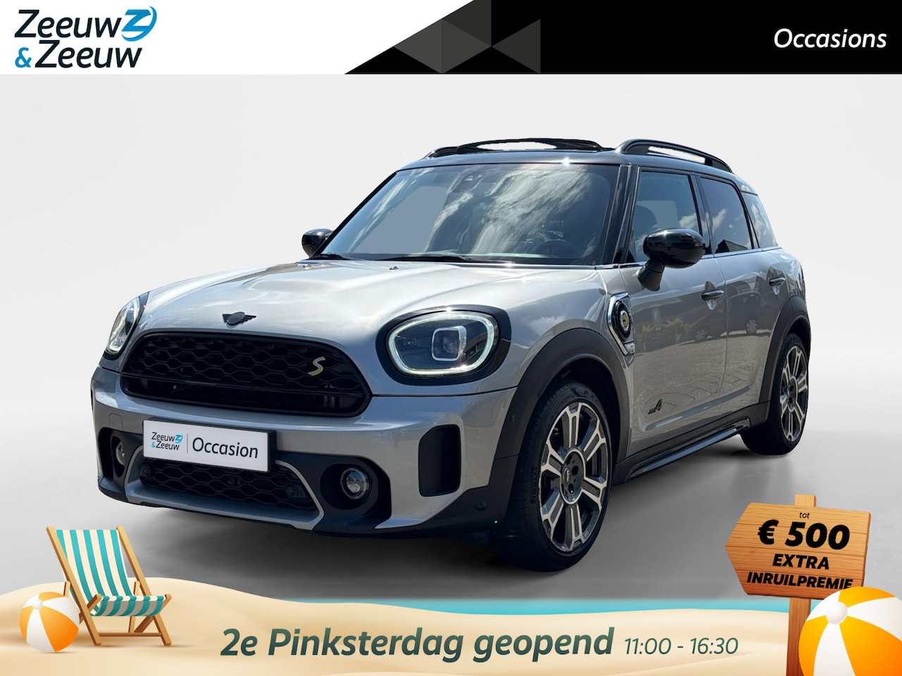 MINI Countryman - Mini 2.0 Cooper S E ALL4 MINI Yours | PANO | HARMAN KARDON | ADAPT. CRUISE | CAMERA | - AutoWereld.nl