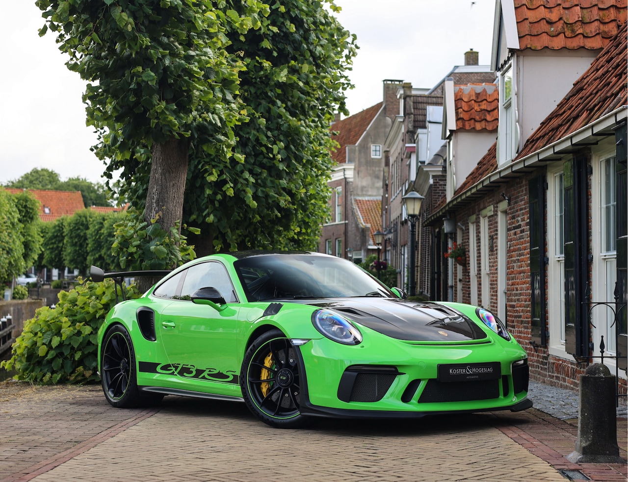 Porsche 911 - 4.0 GT3 RS *Lizard Green*Weissach*Lift*Camera* - AutoWereld.nl