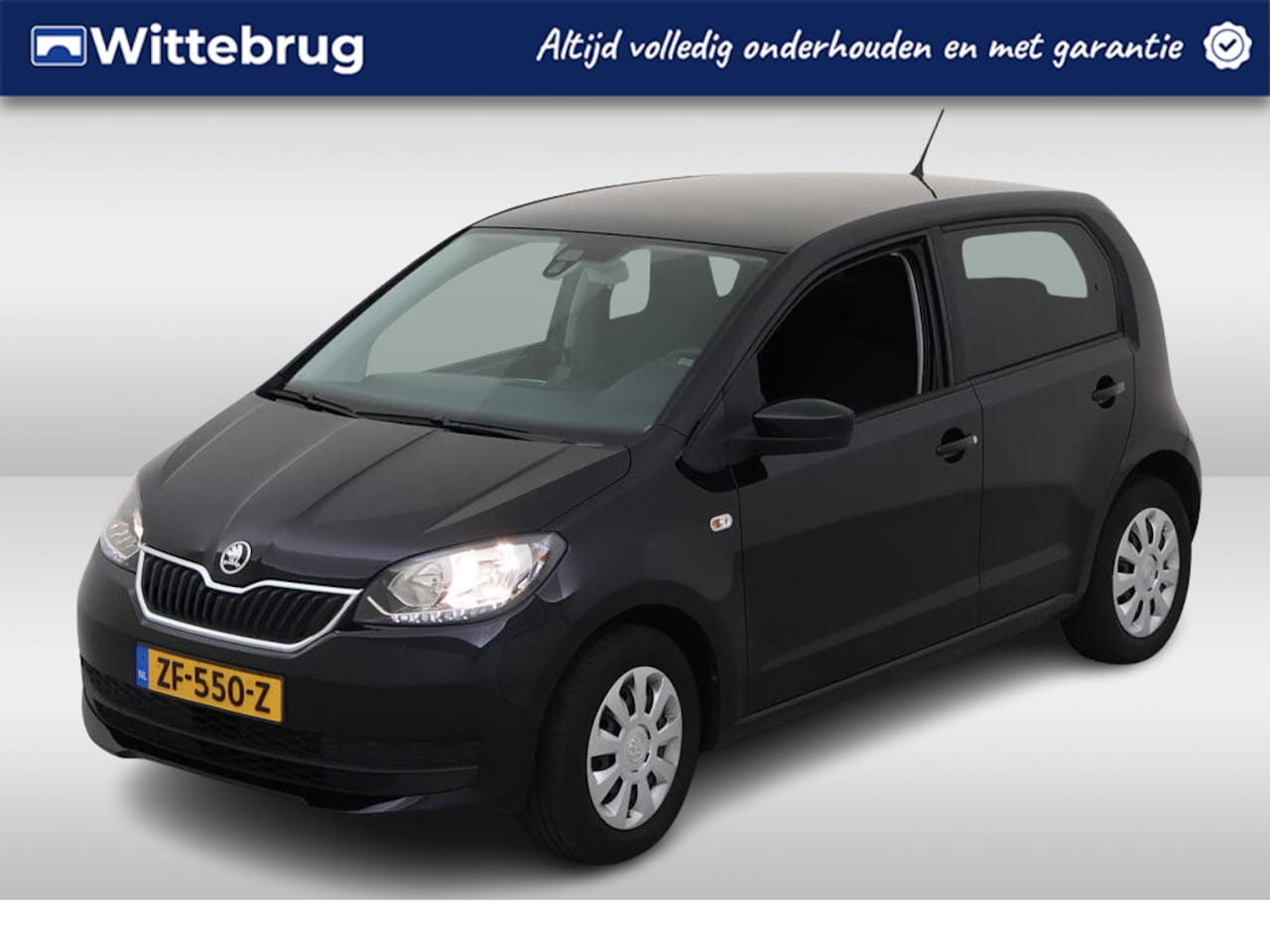 Skoda Citigo - 1.0 Ambition Plus Sport / AIRCO/ GETINT GLAS/ BLUETOOTH/ ZEER ZUINIG/ - AutoWereld.nl
