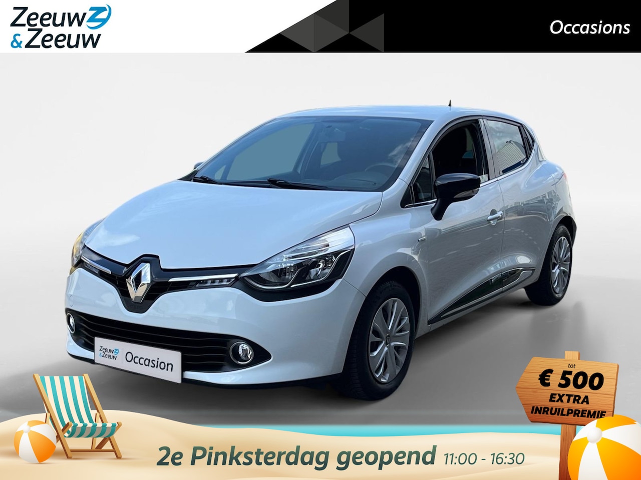 Renault Clio - 0.9 TCe Eco2 Limited | Navigatie | Airco | Cruise Control | Parkeersensoren Achter | Bluet - AutoWereld.nl