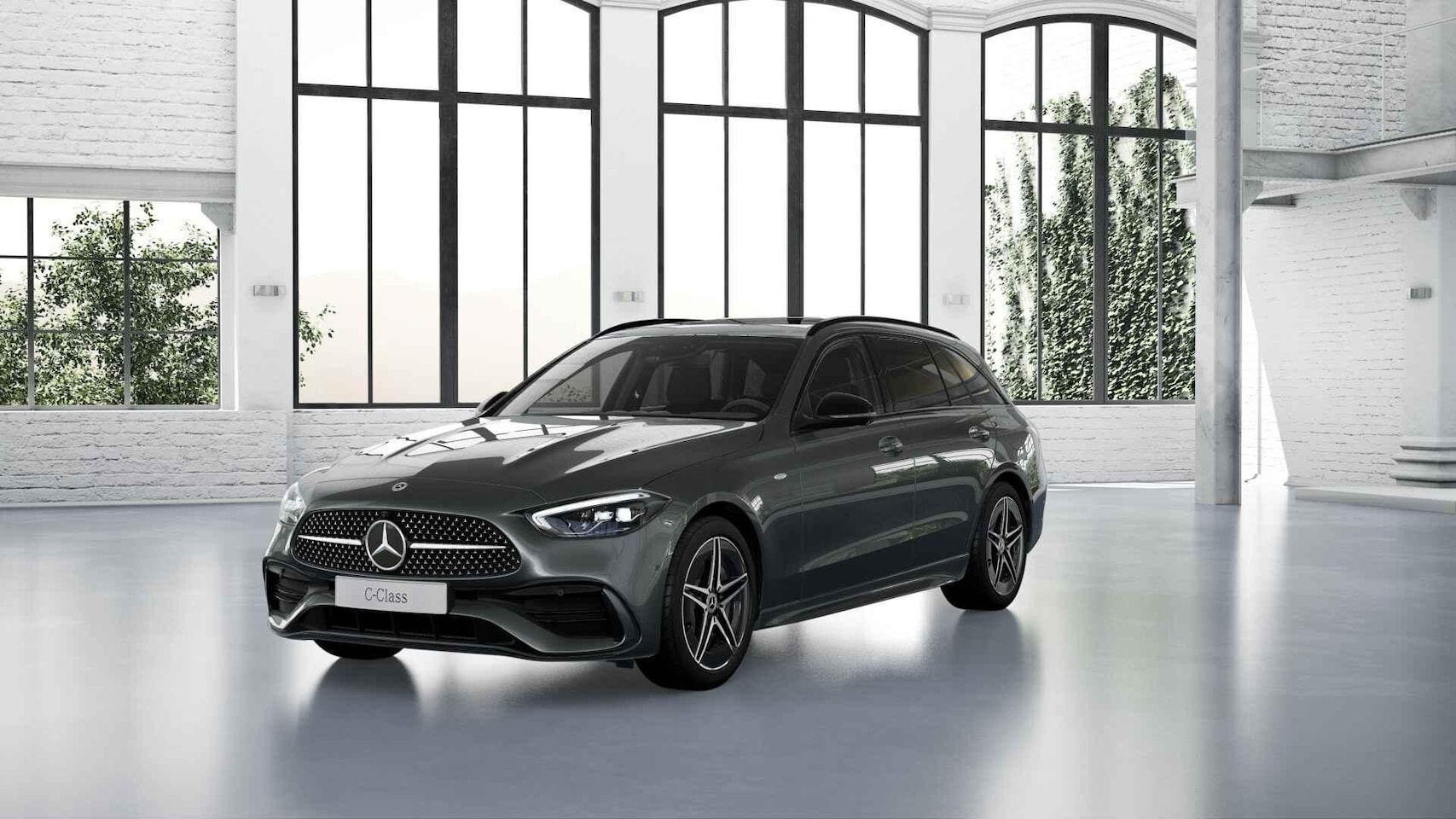 Mercedes-Benz C-klasse Estate - 300e Business Solution AMG Panorama dak | Trekhaak - AutoWereld.nl