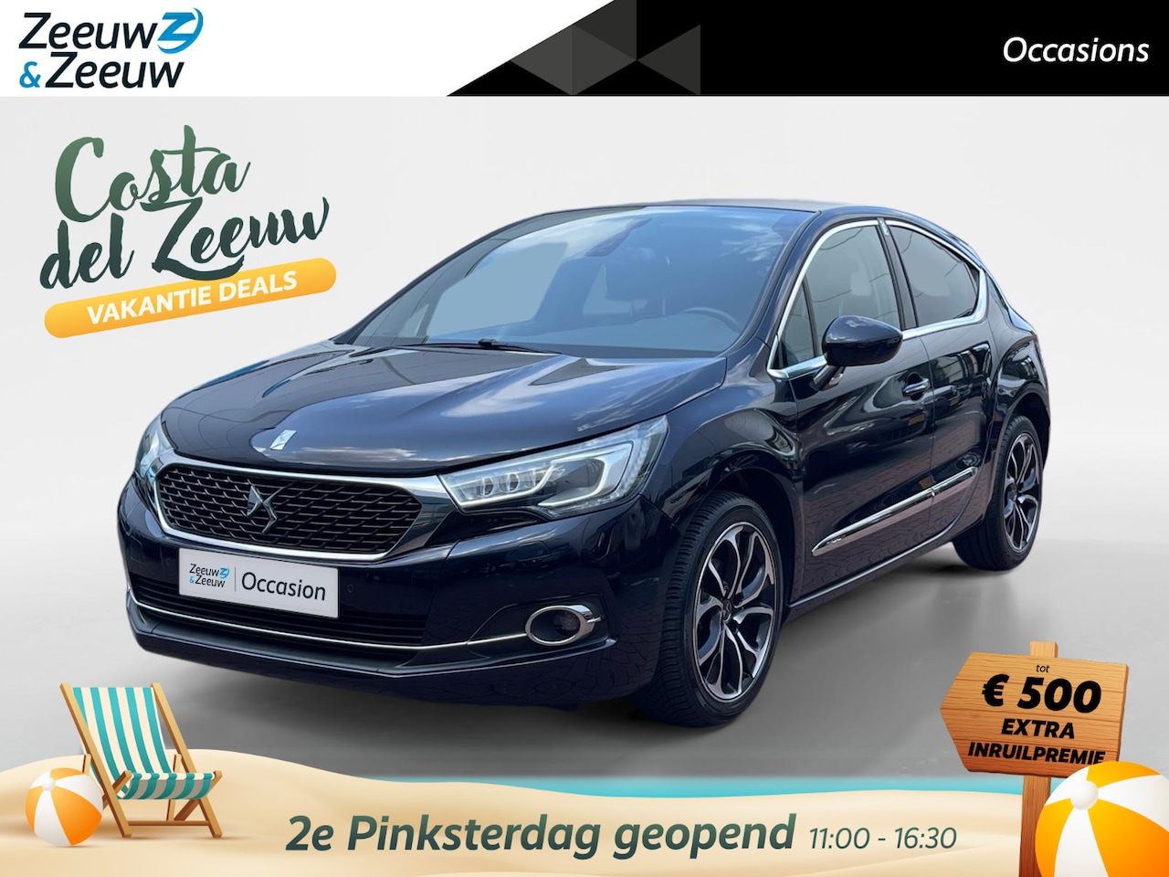 Citroën DS4 - 1.2 PureTech Chic | Navigatie | Bluetooth | Camera | Dealer Onderhouden | Cruise Control | - AutoWereld.nl