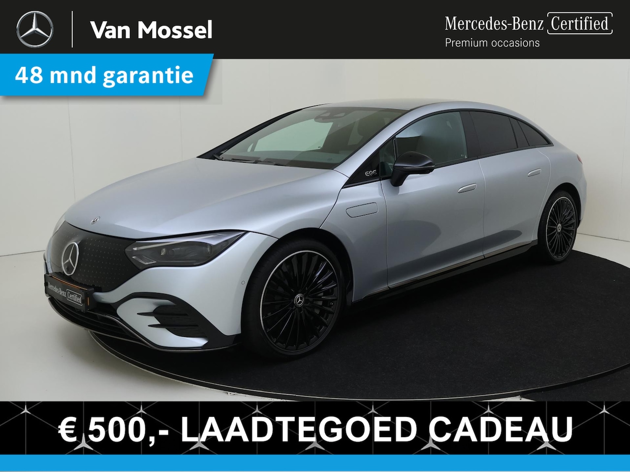 Mercedes-Benz EQE - 300 Sport Edition 89 kWh Luchtvering / Multispaak / Nightpakket / Burmester / Memory Seats - AutoWereld.nl