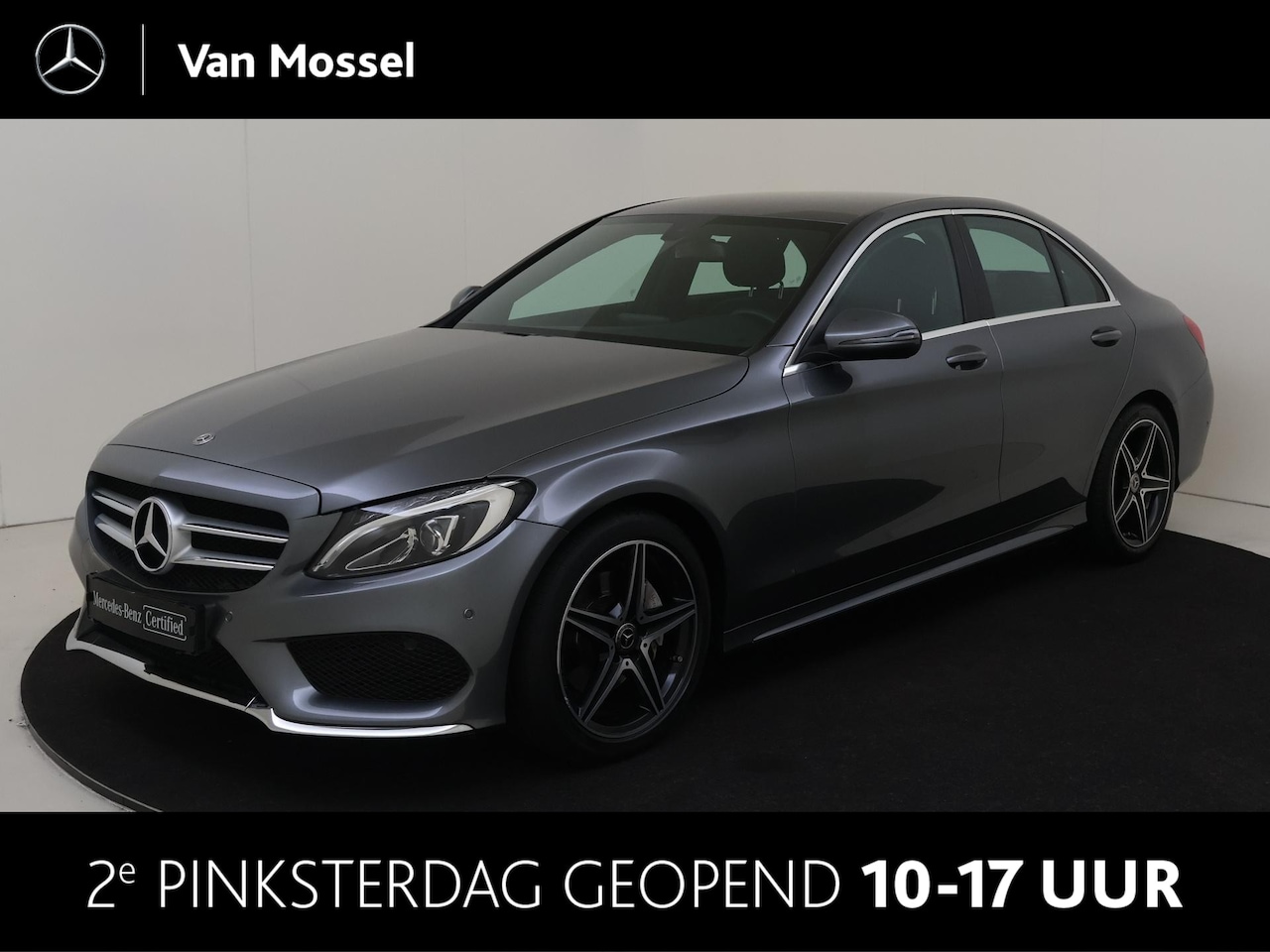 Mercedes-Benz C-klasse - 180 Sport Edition AMG Exterieur / Parkeer Camera / Elektr. Spiegels / Semi Elektrische Sto - AutoWereld.nl