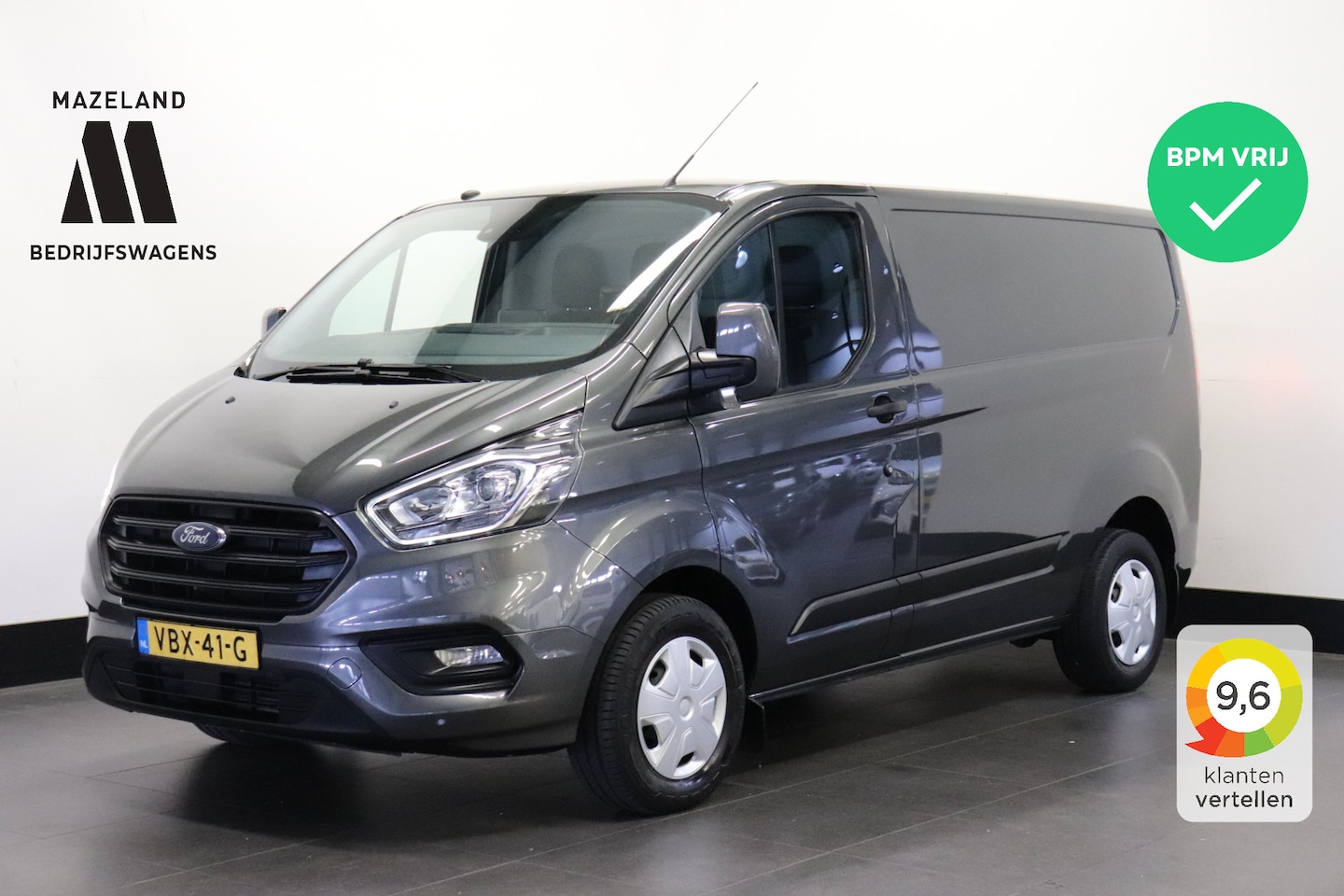Ford Transit Custom - 2.0 TDCI 130PK - EURO 6 - Airco - Navi - Cruise - € 13.900,- Excl. - AutoWereld.nl