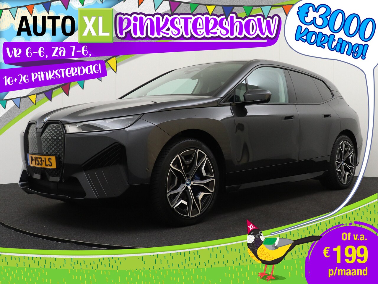 BMW iX - xDrive40 Executive 77 kWh M-Sport Dodehoek Camera Leer 3 - AutoWereld.nl