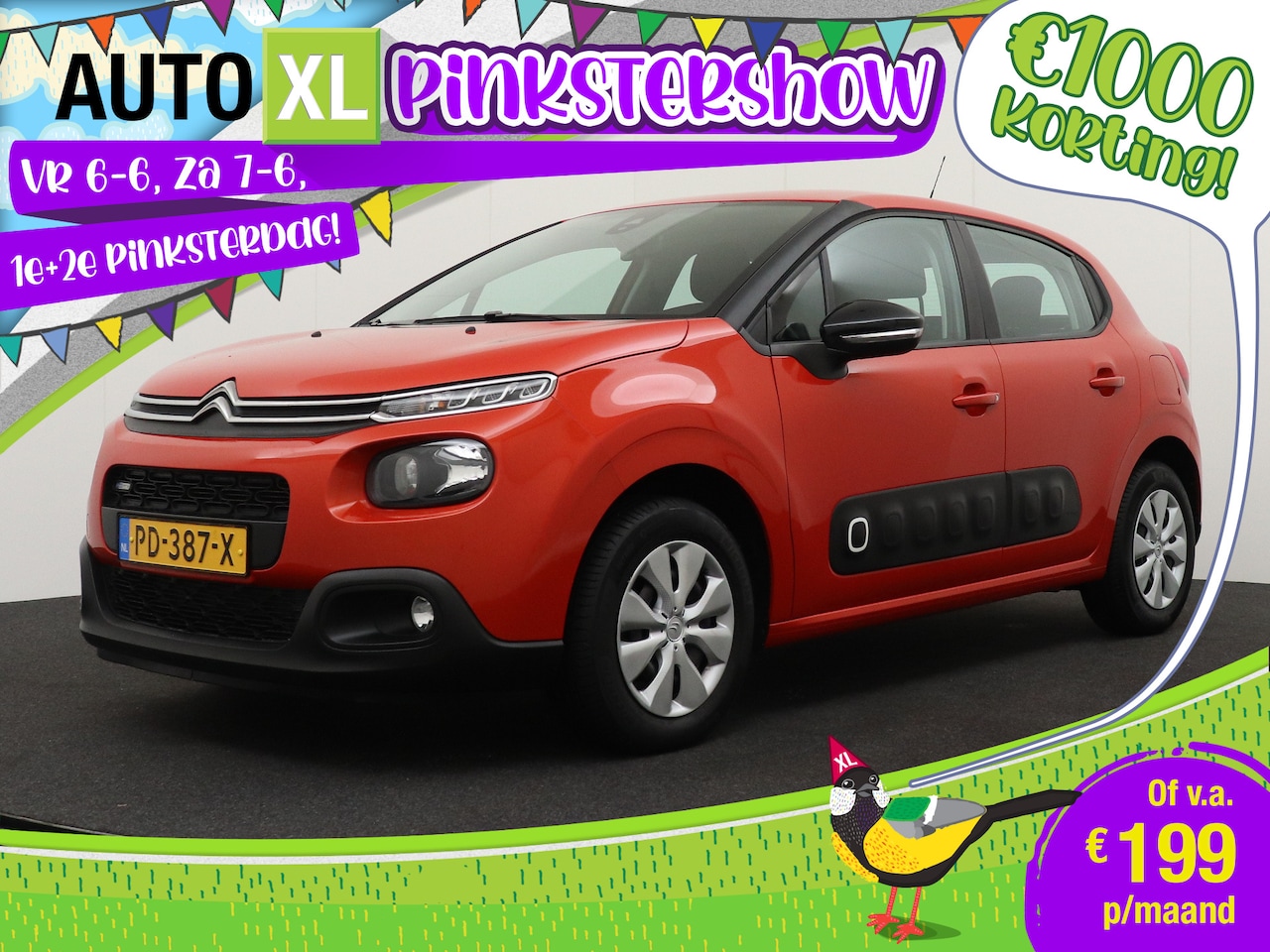 Citroën C3 - 1.2 82 PK PureTech Feel Carplay Climate Navi Park. Sens LED 1 - AutoWereld.nl