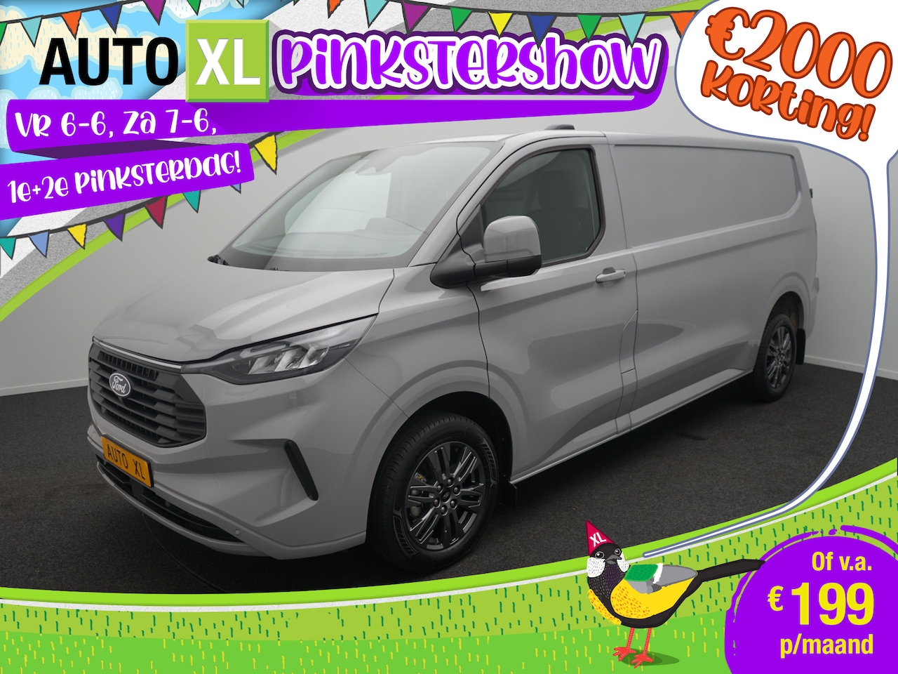 Ford Transit Custom - 320 2.0 TDCI Aut. L2H1 Limited Adapt. Cruise Carplay Camera  2 - AutoWereld.nl